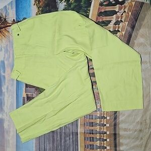 Jason Wu Lime Pants Trousers Size Small‎